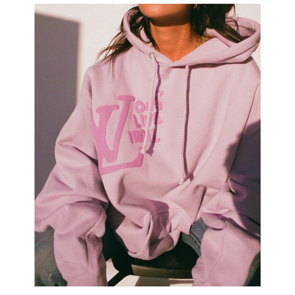 RED Letters Virgil hoodie , sold out. Purple brand new with tag , size small